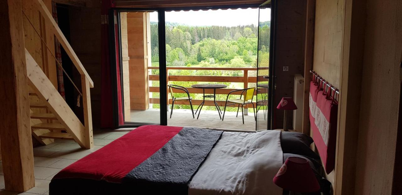 Le Jura En Toutes Saisons Piscine, Spa, Location Vtt, Balades 2Cv, Climatisation Bonlieu Exteriör bild