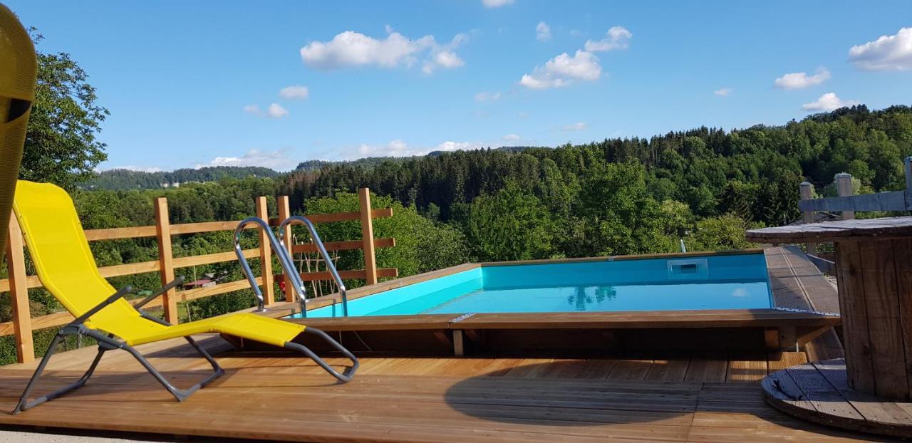 Le Jura En Toutes Saisons Piscine, Spa, Location Vtt, Balades 2Cv, Climatisation Bonlieu Exteriör bild