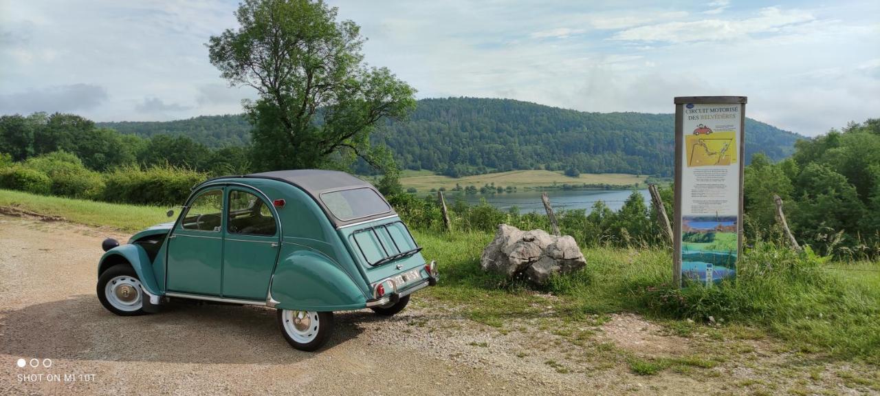 Le Jura En Toutes Saisons Piscine, Spa, Location Vtt, Balades 2Cv, Climatisation Bonlieu Exteriör bild