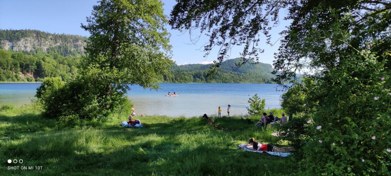 Le Jura En Toutes Saisons Piscine, Spa, Location Vtt, Balades 2Cv, Climatisation Bonlieu Exteriör bild